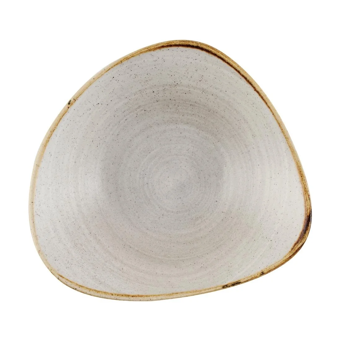 Churchill Stonecast Raw Lotus Bowls Grey 178mm (12 Pack) - Image 1
