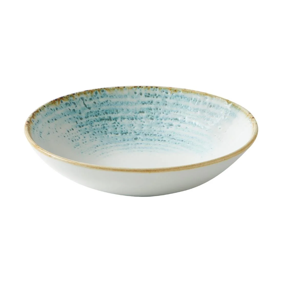 Churchill Homespun Accents Coupe Bowls Aquamarine 182mm (12 Pack) - Image 1