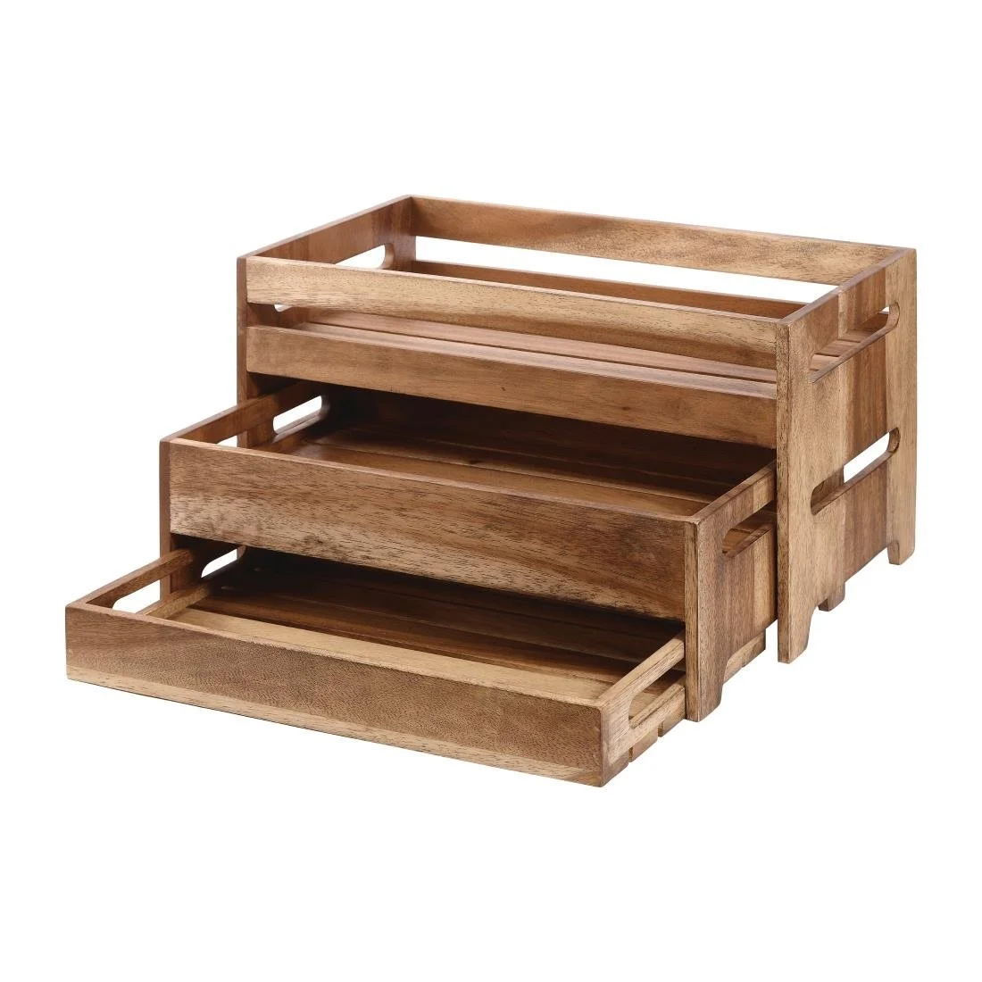 Churchill Wood Large Rustic Nesting Crate - Image 2