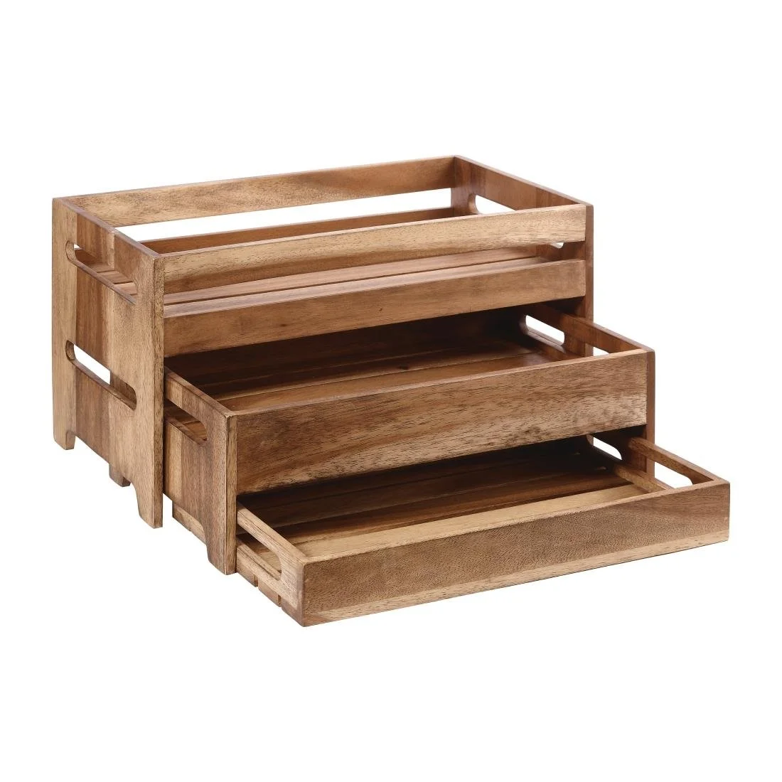 Churchill Wood Large Rustic Nesting Crate - Image 3