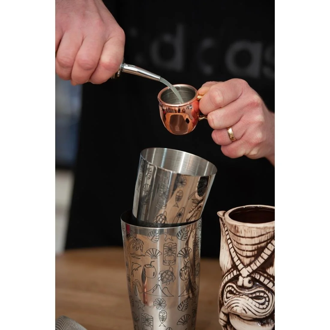 Beaumont Copper Straight Jigger 25/50ml - Image 4