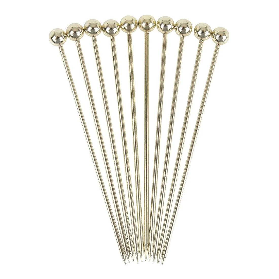 Beaumont Ball Garnish Pick Gold Plated (Pack of 10) - Image 4