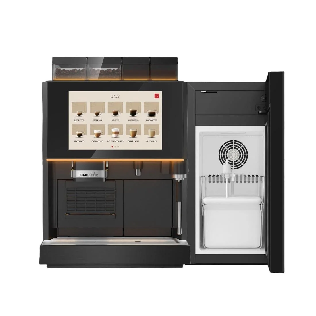 Blue Ice Azzurri Premium Pro Fully Automatic Bean to Cup Coffee Machine - Image 2