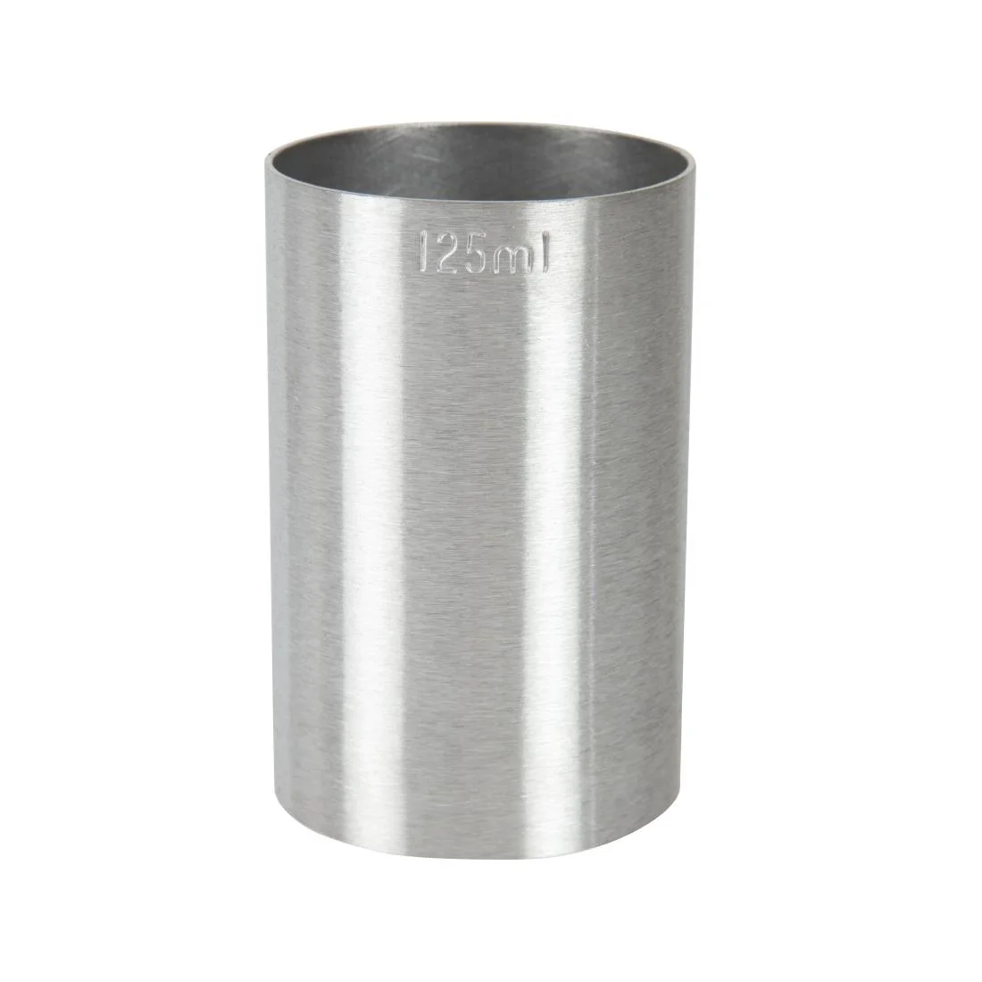 Beaumont Stainless Steel Thimble Wine Measure 125ml CE Marked - Image 1