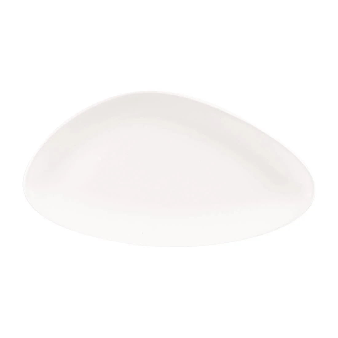 Churchill Lotus Triangular Plates White 350mm (6 Pack) - Image 1
