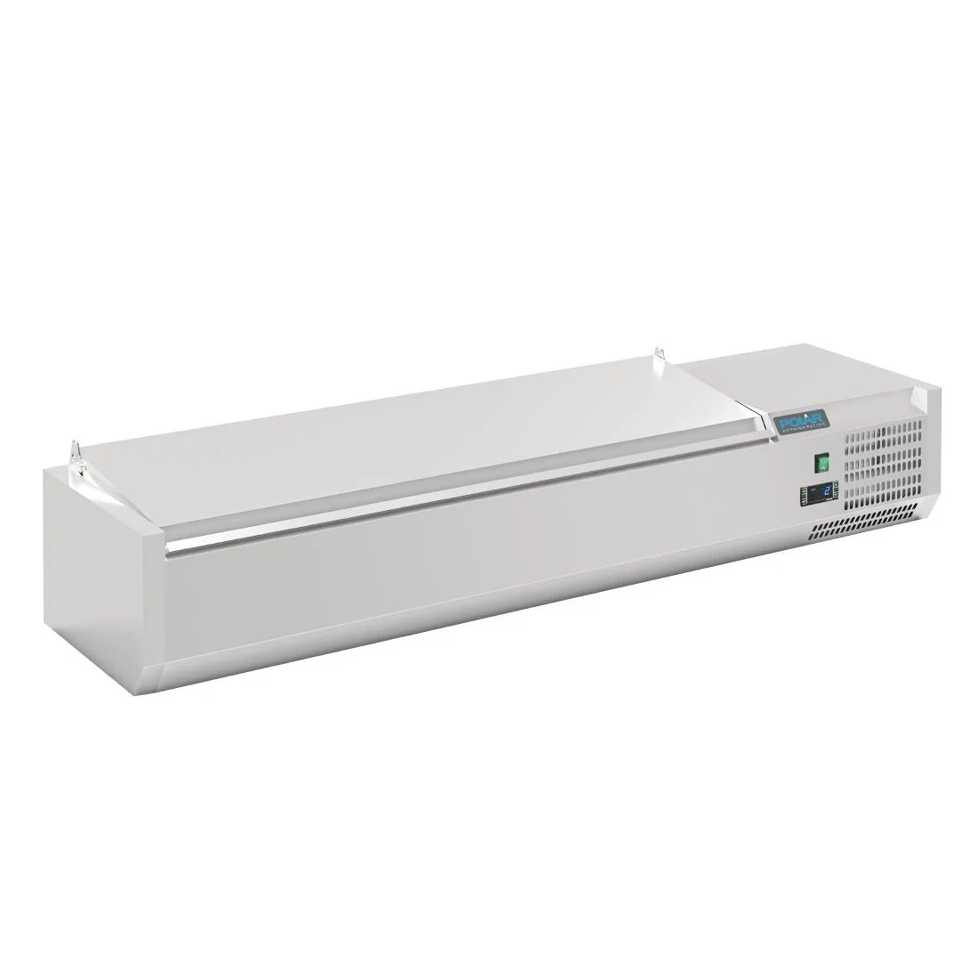 Polar G-Series Countertop Prep Fridge with Lid 6x 1/4GN - Image 1