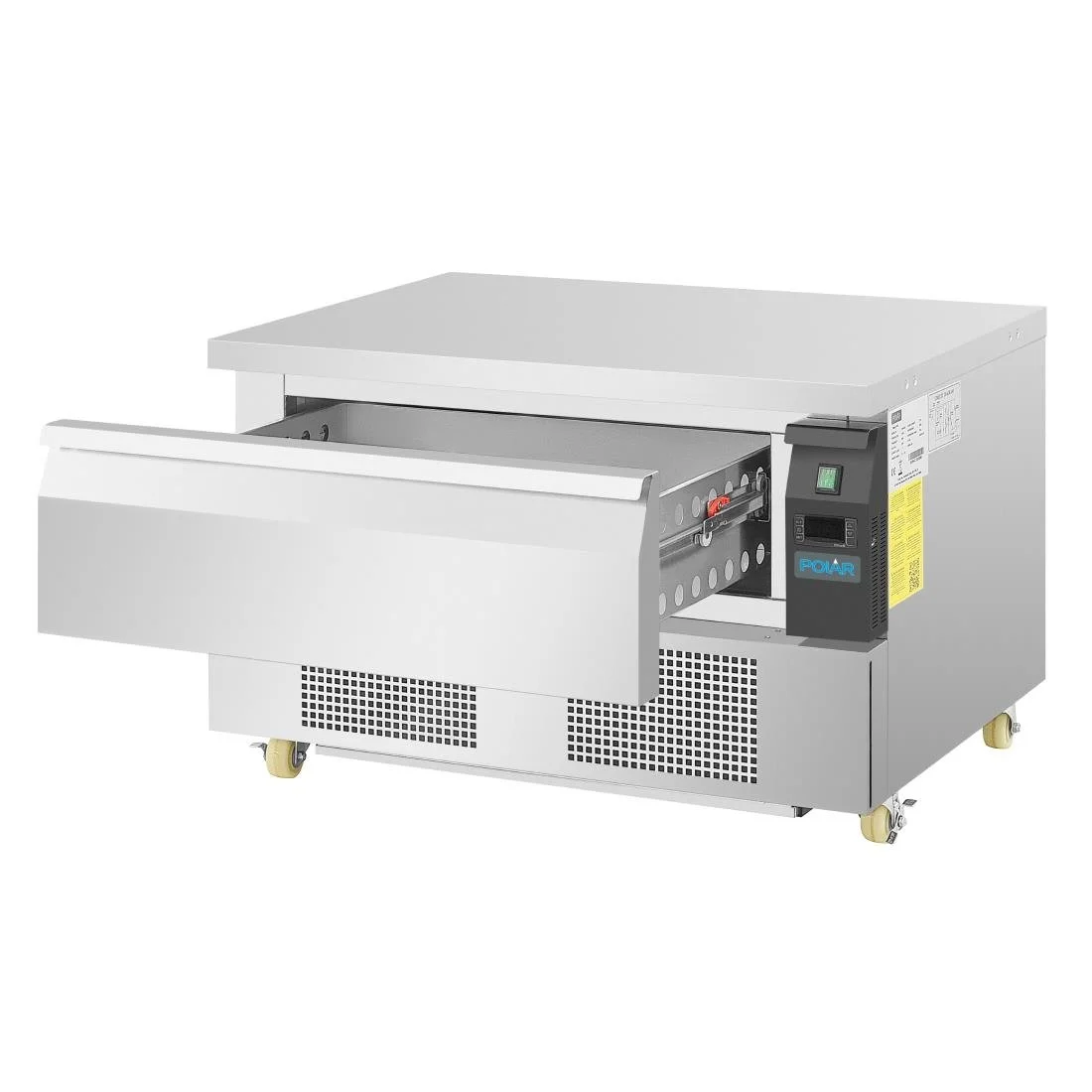 Polar U-Series Single Drawer Dual Temperature Counter Fridge Freezer 2xGN - Image 5