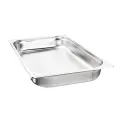 Nisbets Essentials Stainless Steel 1/1 Gastronorm 65mm ( 3 Pack) - Image 2