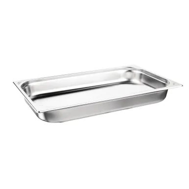 Nisbets Essentials Stainless Steel 1/1 Gastronorm 65mm ( 3 Pack)