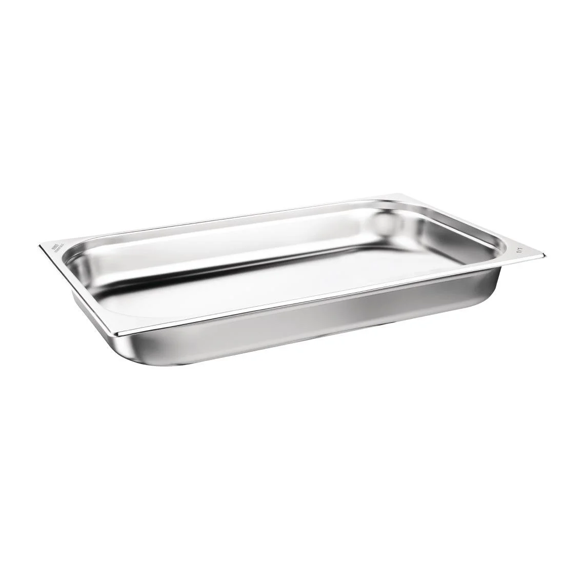 Nisbets Essentials Stainless Steel 1/1 Gastronorm 65mm ( 3 Pack) - Image 1