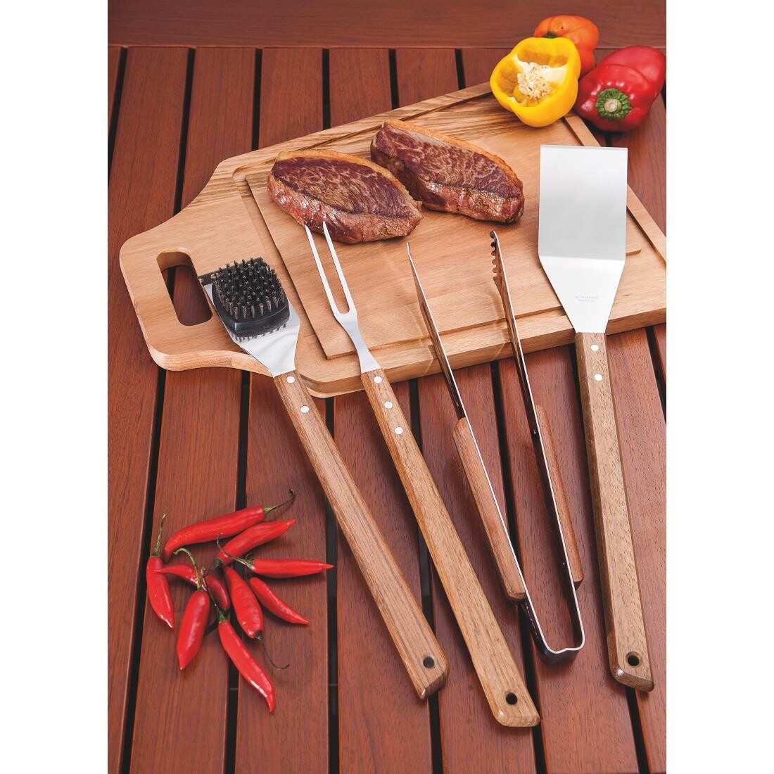Tramontina Churrasco BBQ Meat Tongs 37cm