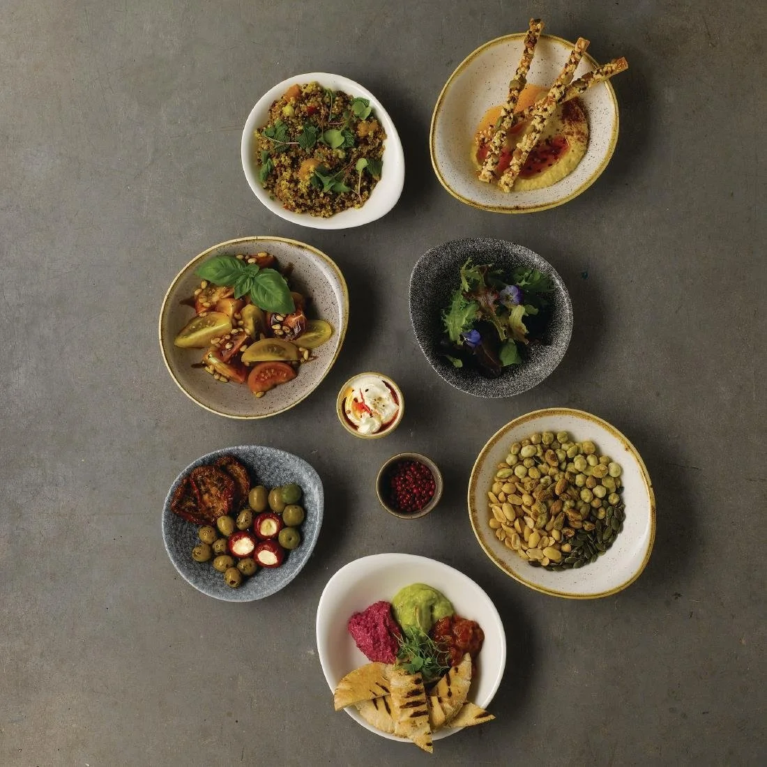 Churchill Raku Round Dishes Quartz Black 185mm (12 Pack) - Image 2