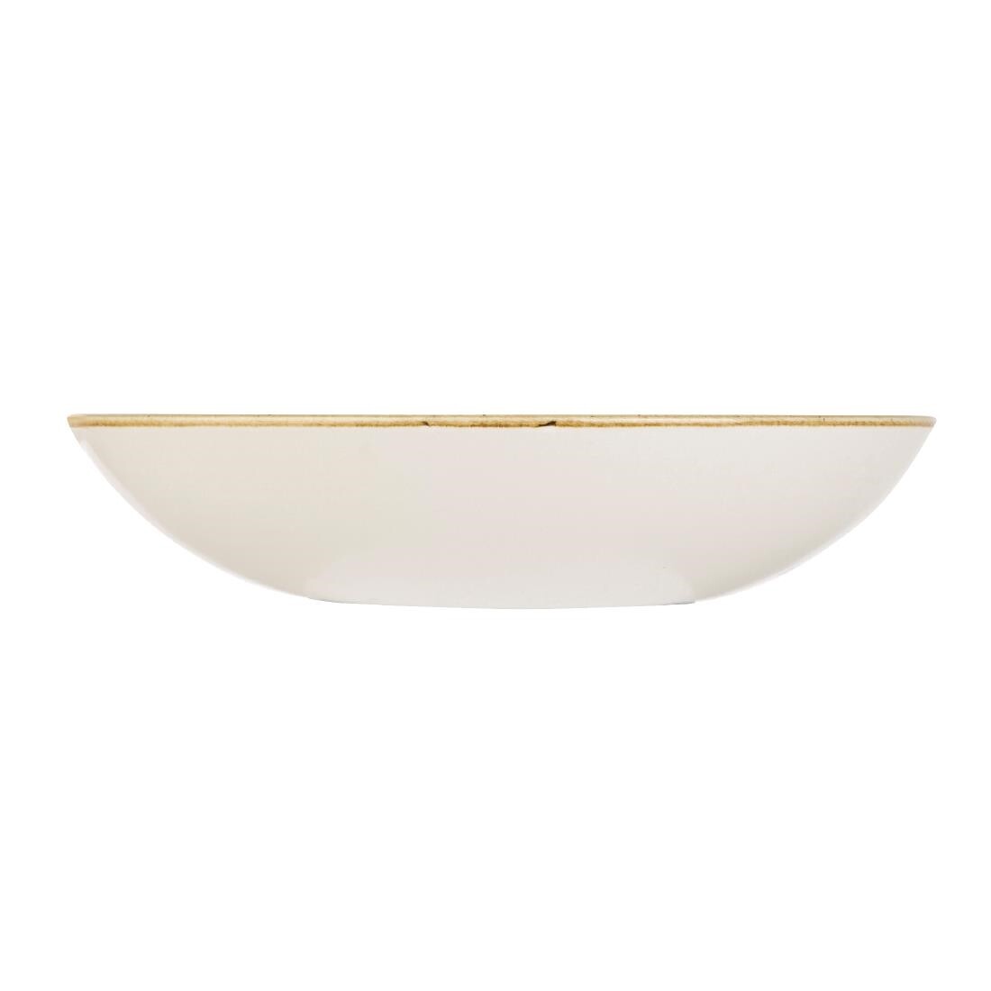 Churchill Stonecast Round Coupe Bowl Mustard Seed Yellow 248mm