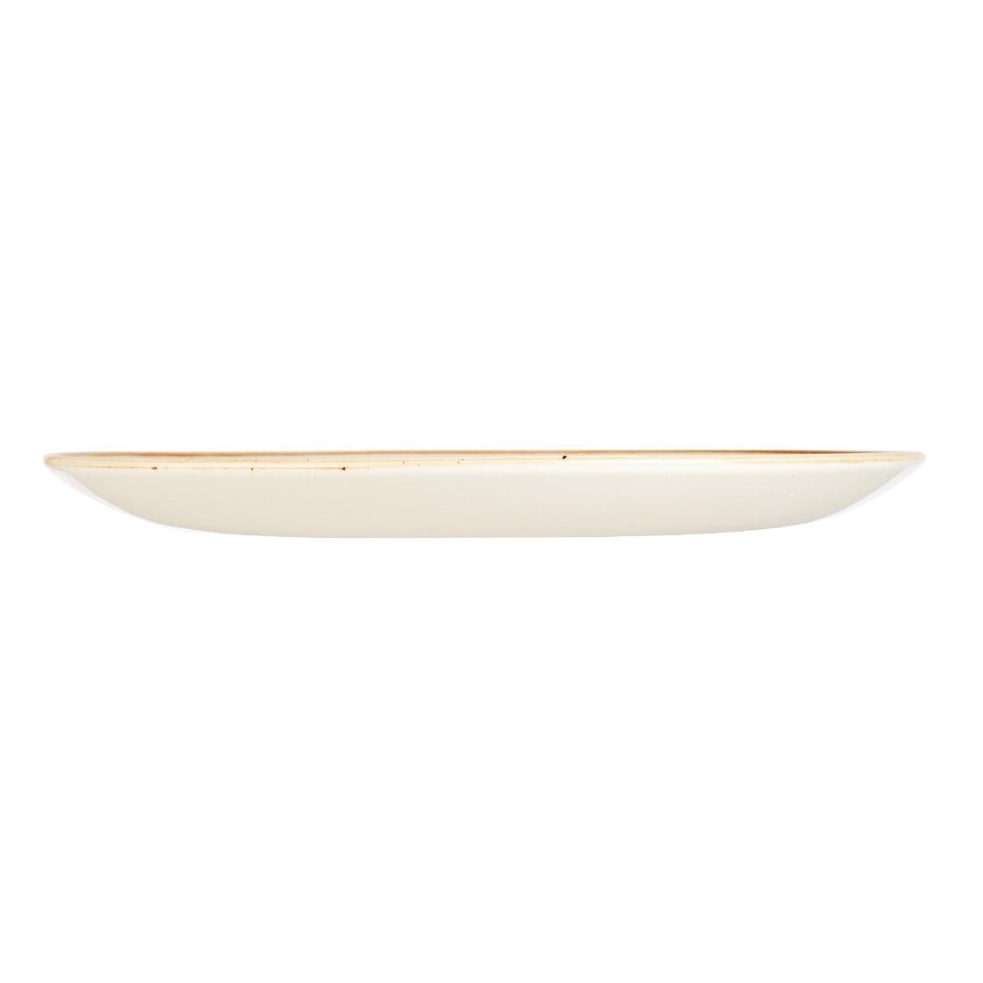 Churchill Stonecast Round Coupe Plate Barley White 200mm