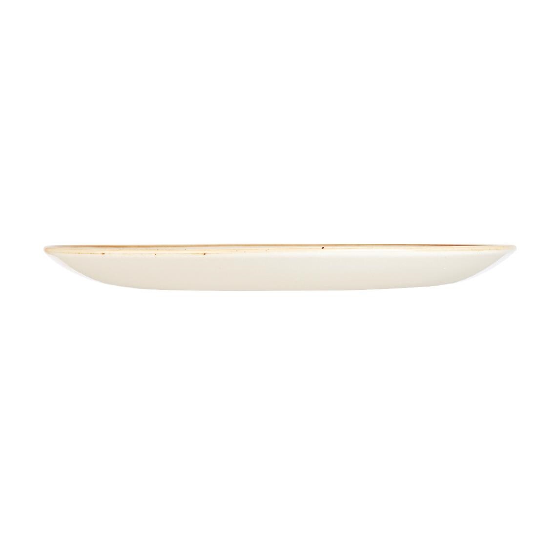 Churchill Stonecast Round Coupe Plate Spiced Orange 200mm