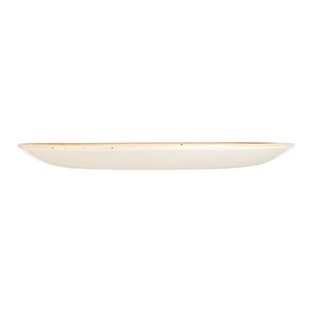 Churchill Stonecast Round Coupe Plate Spiced Orange 185mm