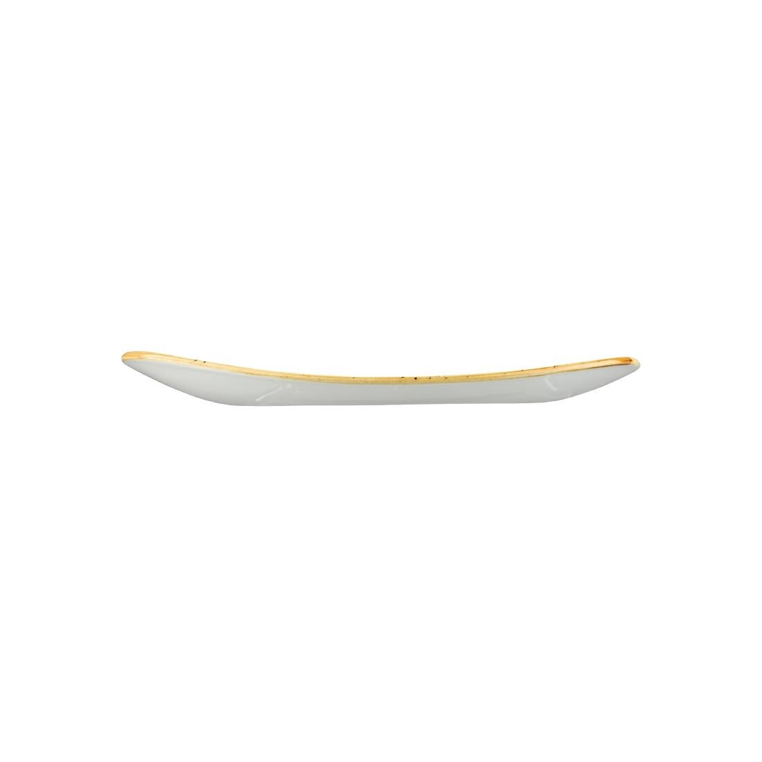 Churchill Stonecast Triangle Plate Spiced Orange 315mm