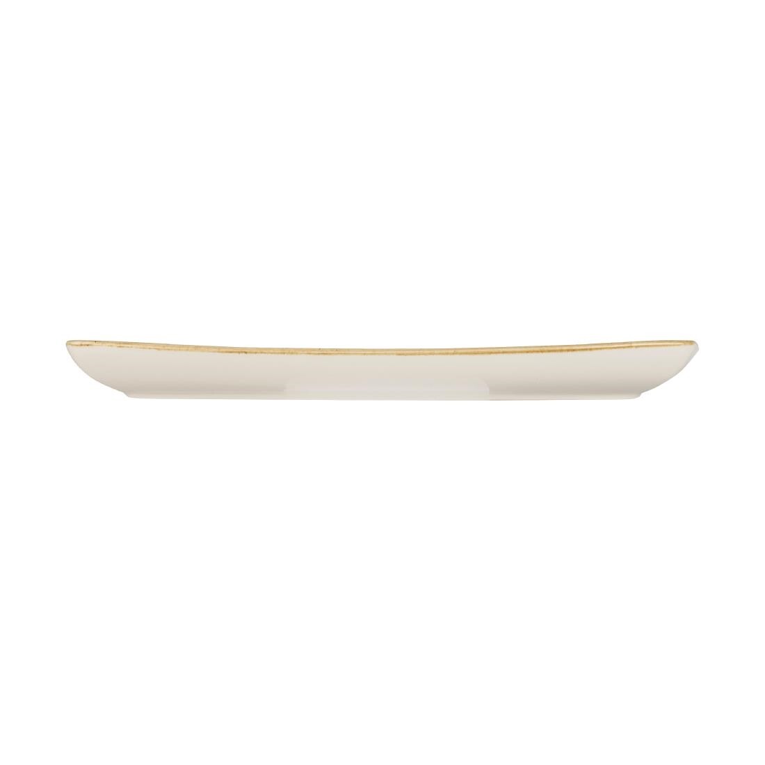 Churchill Stonecast Rectangular Plate Spiced Orange 350 x 185mm