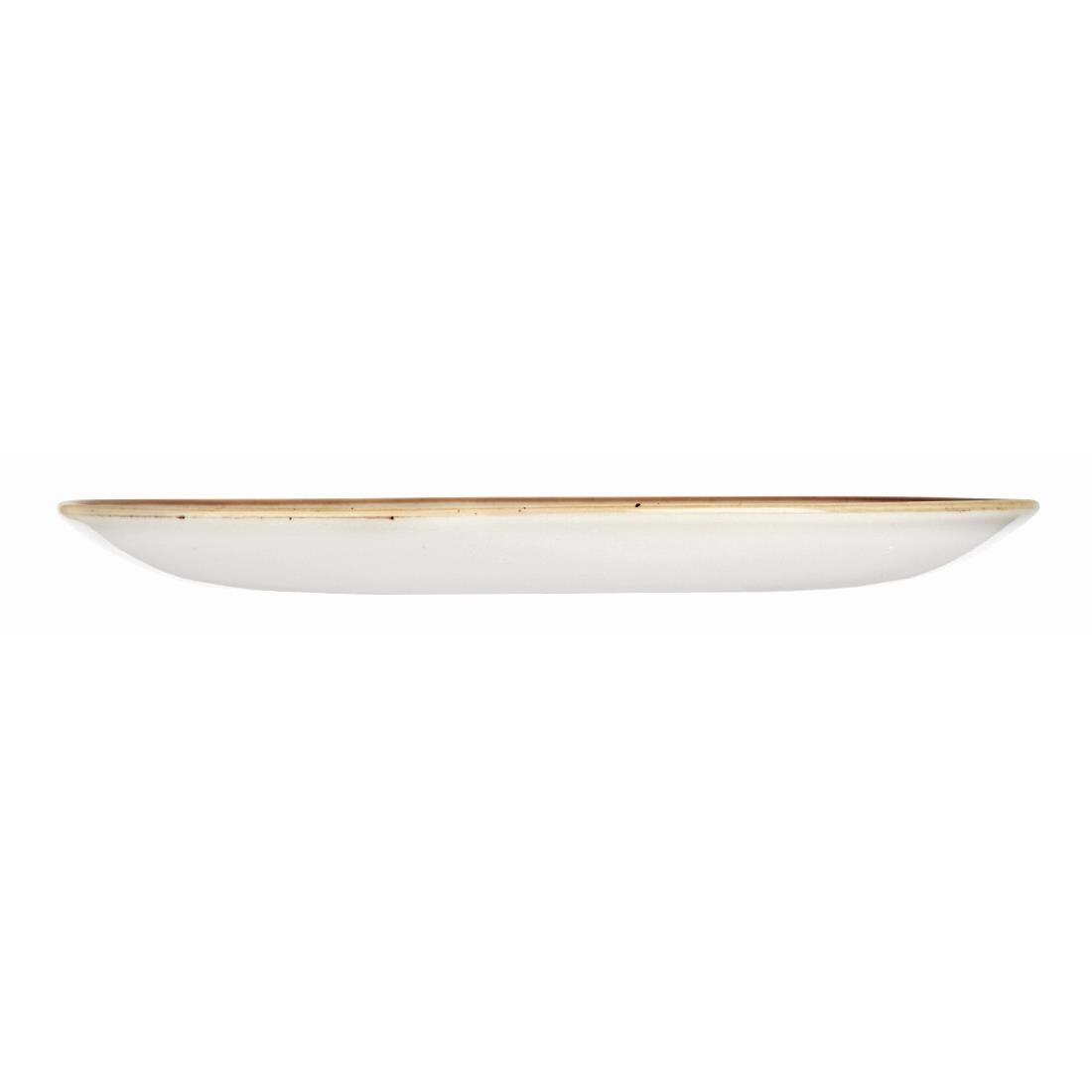 Churchill Stonecast Round Coupe Plate Peppercorn Grey 217mm