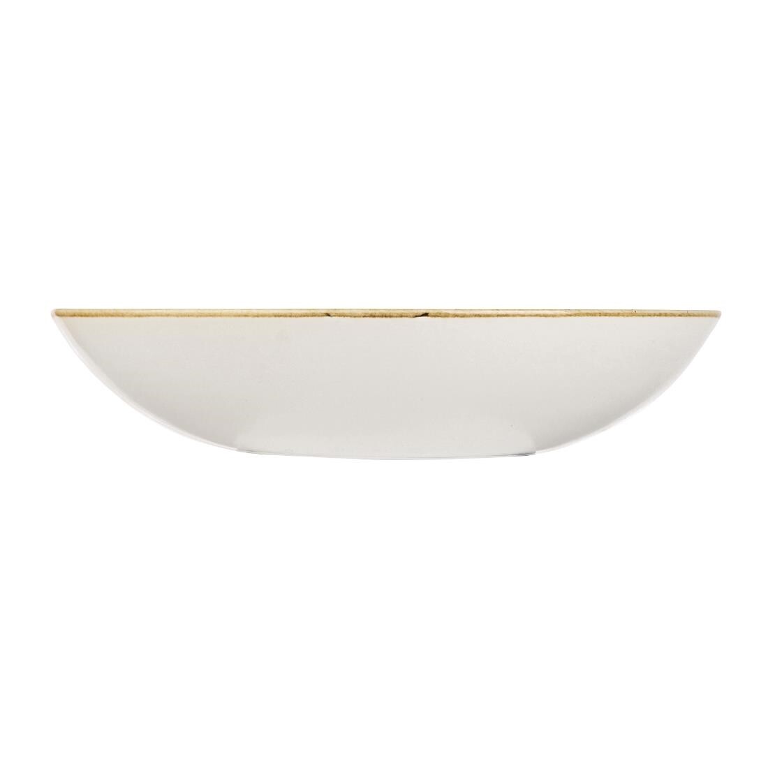 Churchill Stonecast Round Coupe Bowl Peppercorn Grey 200mm