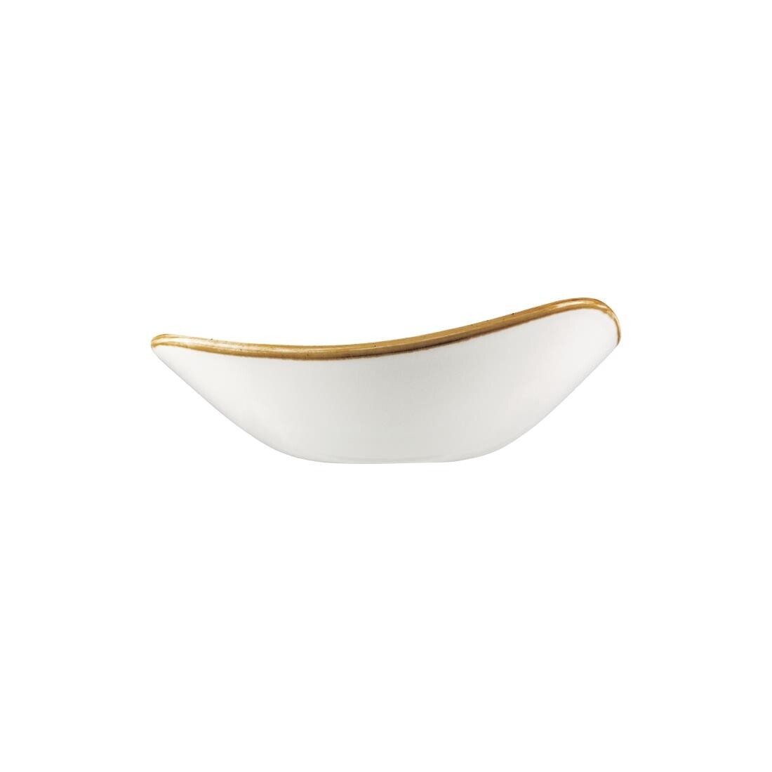 Churchill Stonecast Triangle Bowl Peppercorn Grey 265mm