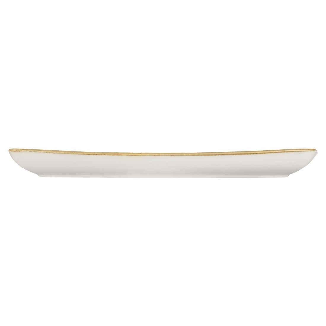 Churchill Stonecast Rectangular Plate Peppercorn Grey 350 x 185mm