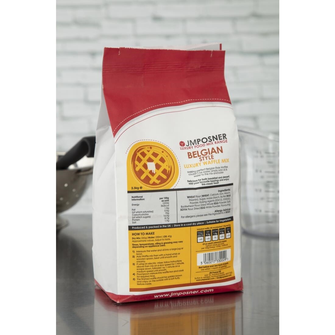 JM Posner Finest Belgian Style Waffle Mix