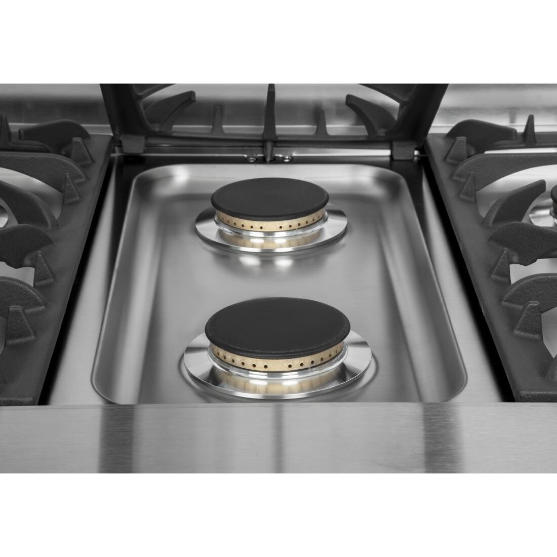 Falcon 6 Burner Dominator Plus Oven Range G3101 Propane Gas with Castors