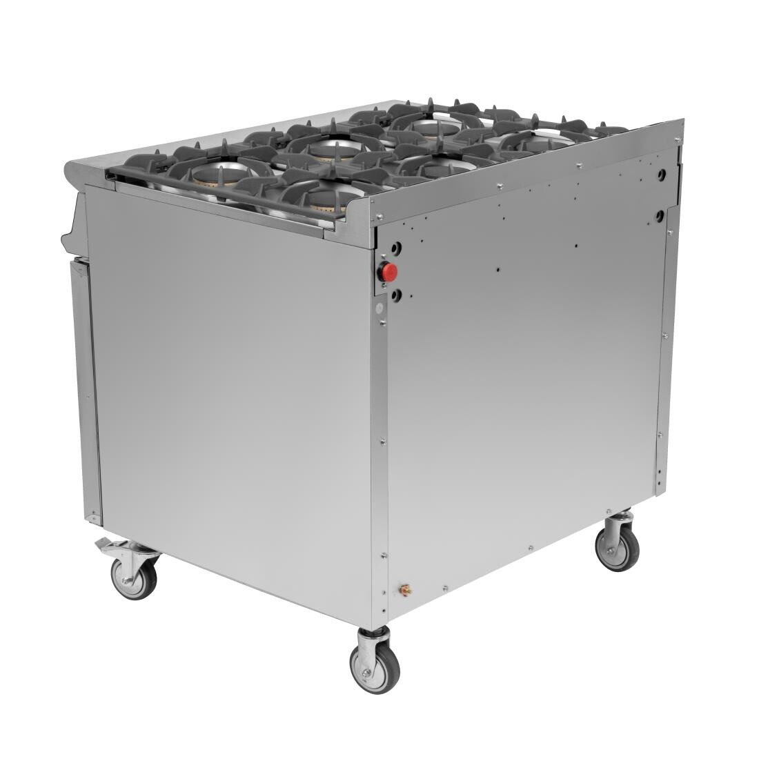 Falcon 6 Burner Dominator Plus Oven Range G3101 Propane Gas with Castors