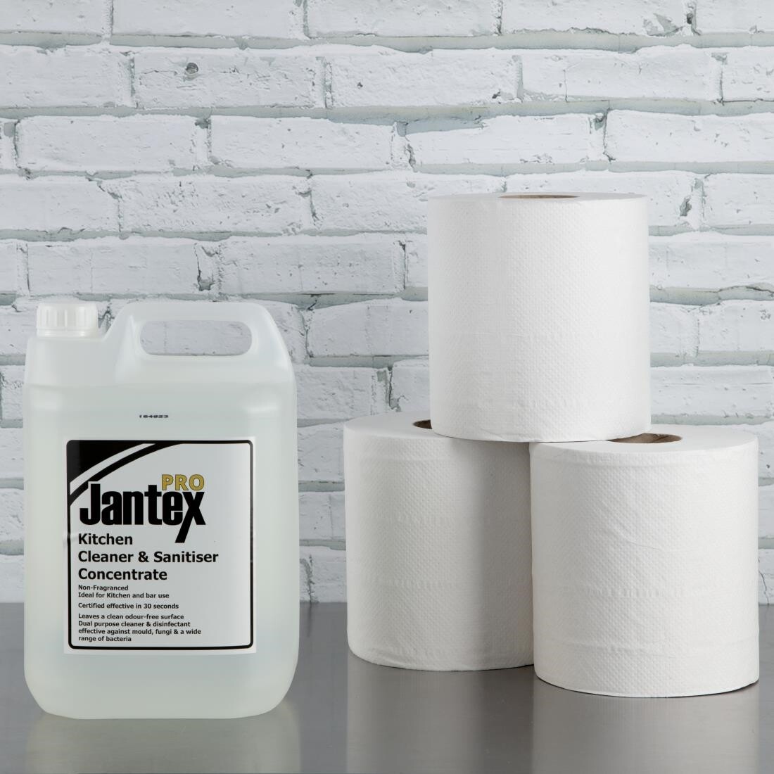 Jantex Centrefeed White Roll 2ply 6 Pack