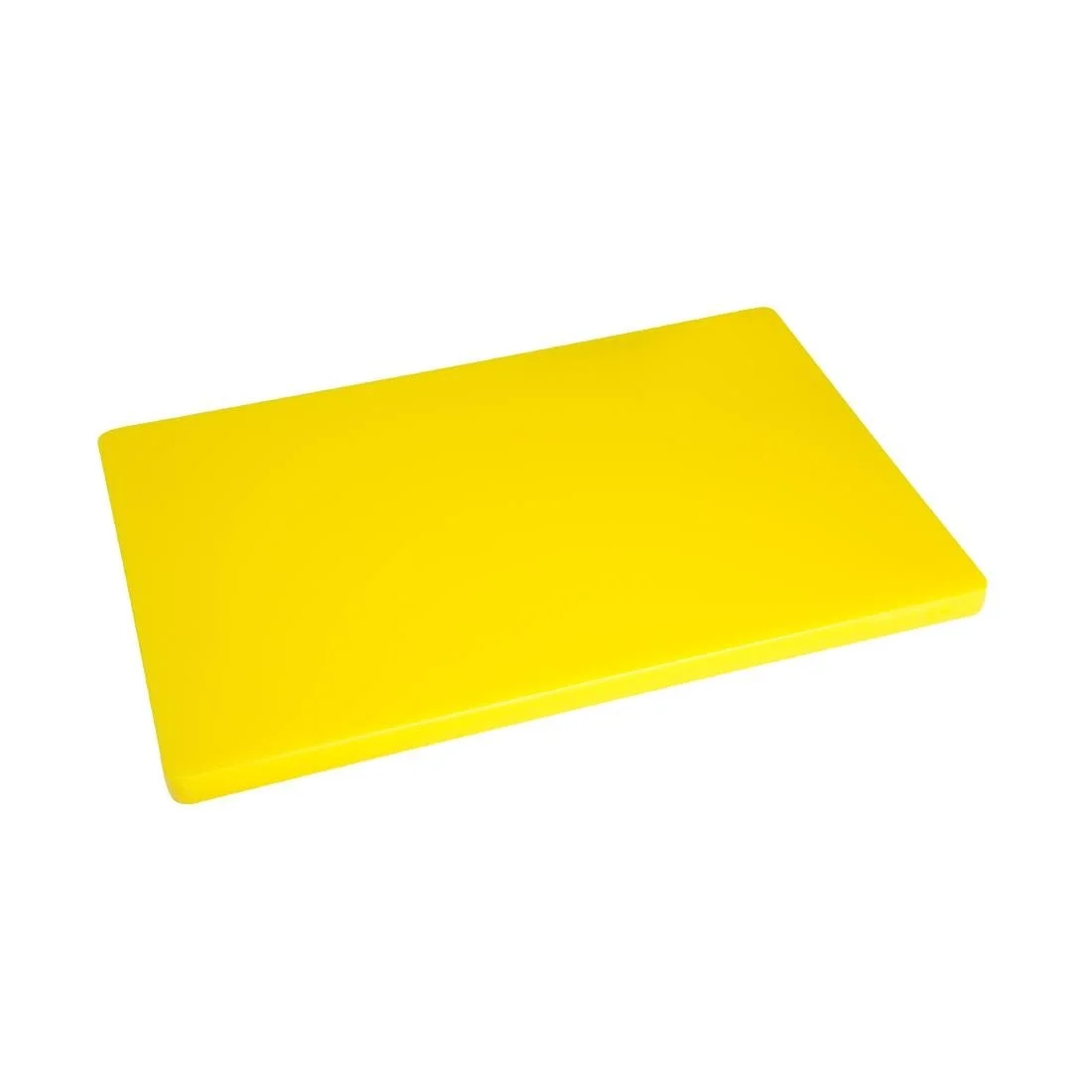 Hygiplas Extra Thick Low Density Yellow Chopping Board - Image 1