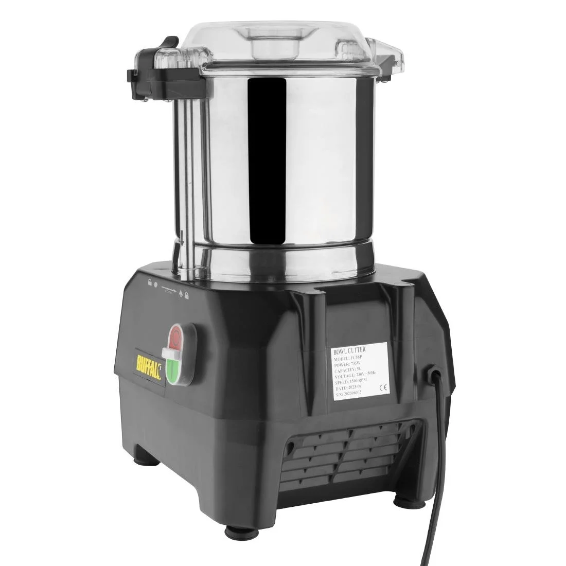 Buffalo Bowl Cutter Mixer 5Ltr - Image 4