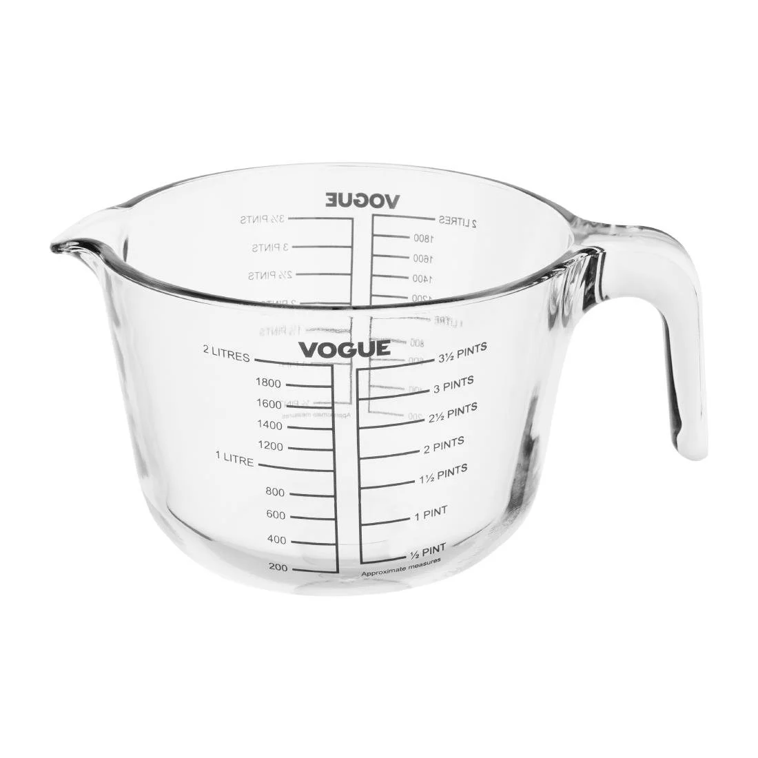Vogue Glass Measuring Jug 2375ml - Image 2