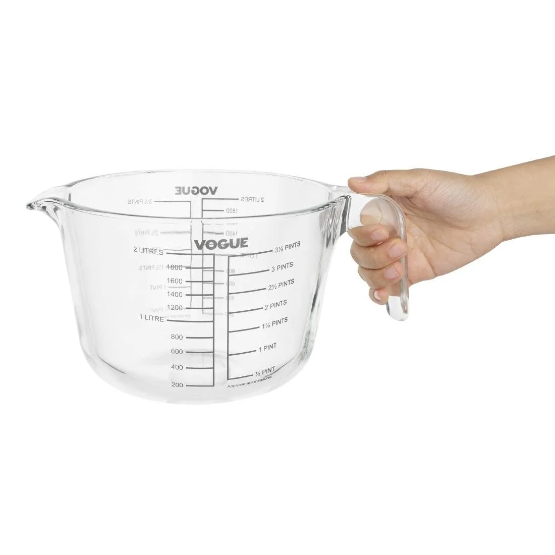Vogue Glass Measuring Jug 2375ml - Image 4