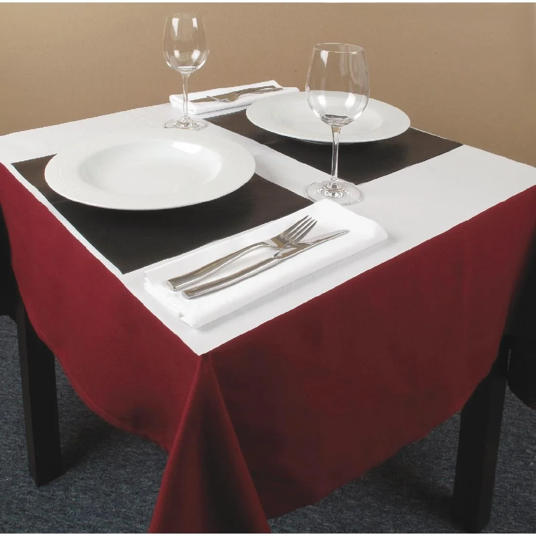 Paper Table Cover Glossy White (400 Pack) - Image 3