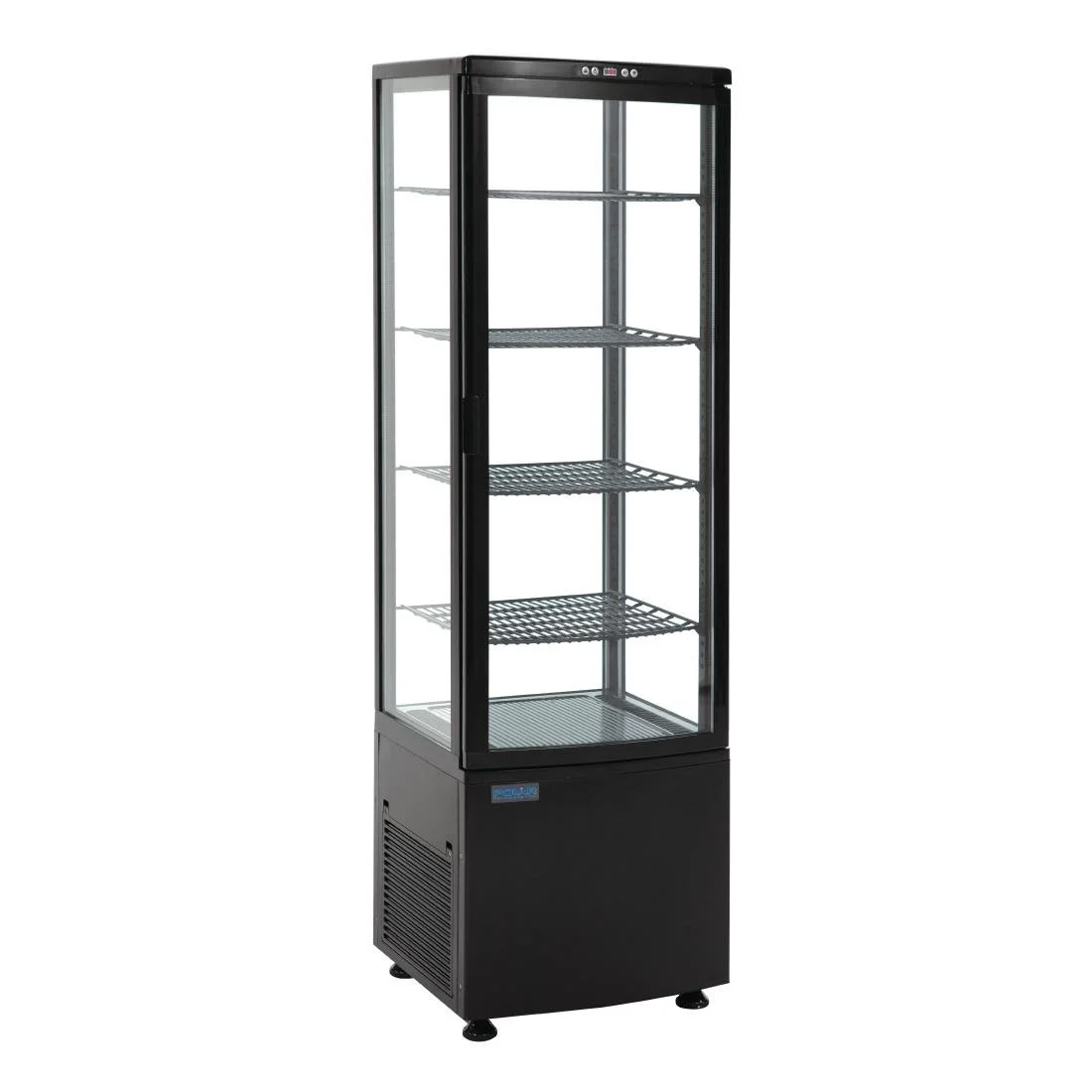 Polar C-Series Energy Efficient Curved Door Display Fridge Black 235Ltr - Image 1