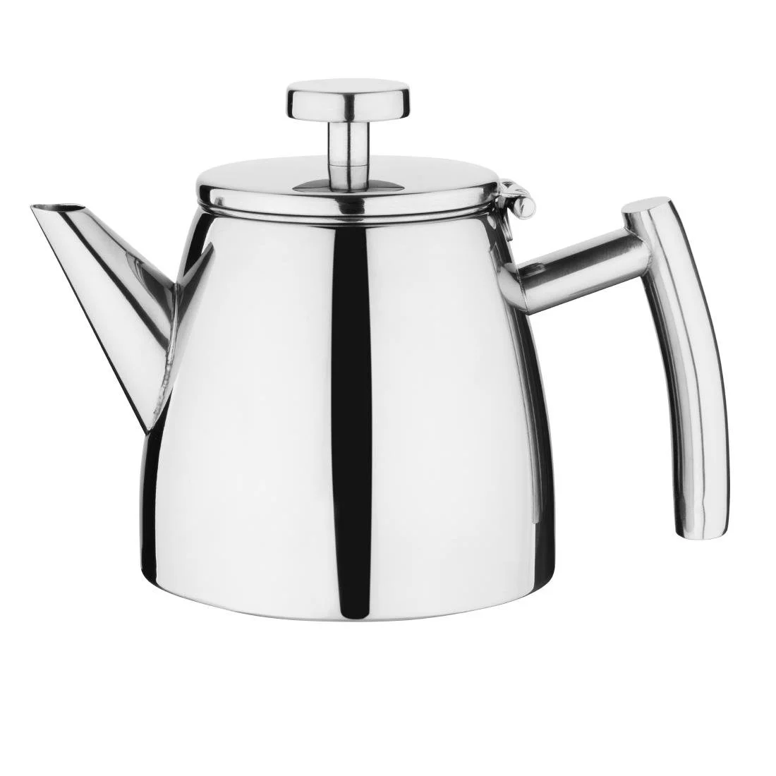 Olympia Conical Insulated Stainless Steel Teapot with Filter 350ml - Image 1