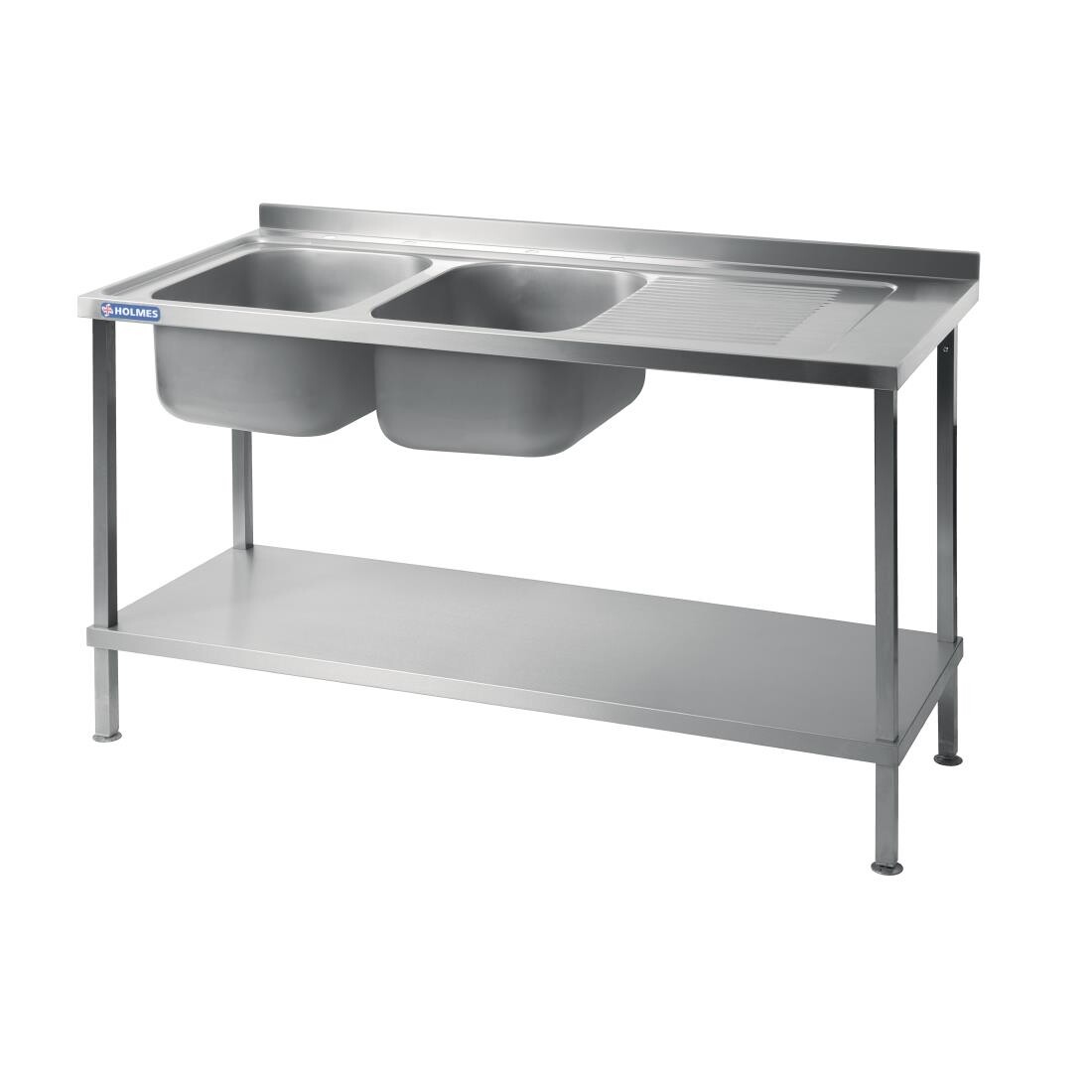 Holmes Fully Assembled Stainless Steel Sink Right Hand Drainer 1500mm