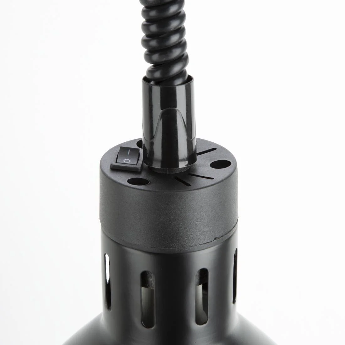 Buffalo Retractable Heat Lamp Matte Black Finish - Image 5