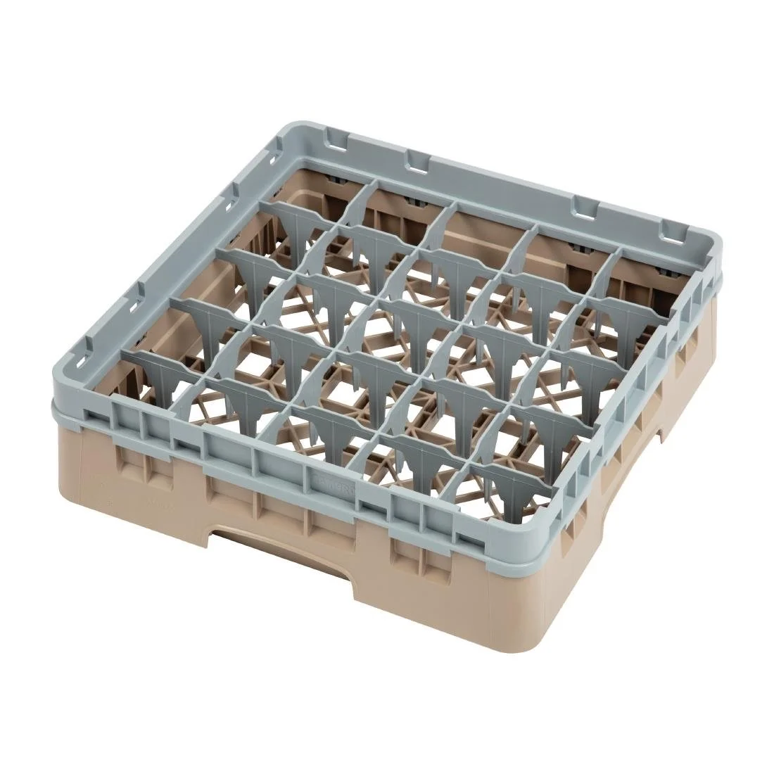 Cambro Camrack Beige 25 Compartments Max Glass Height 92mm - Image 1