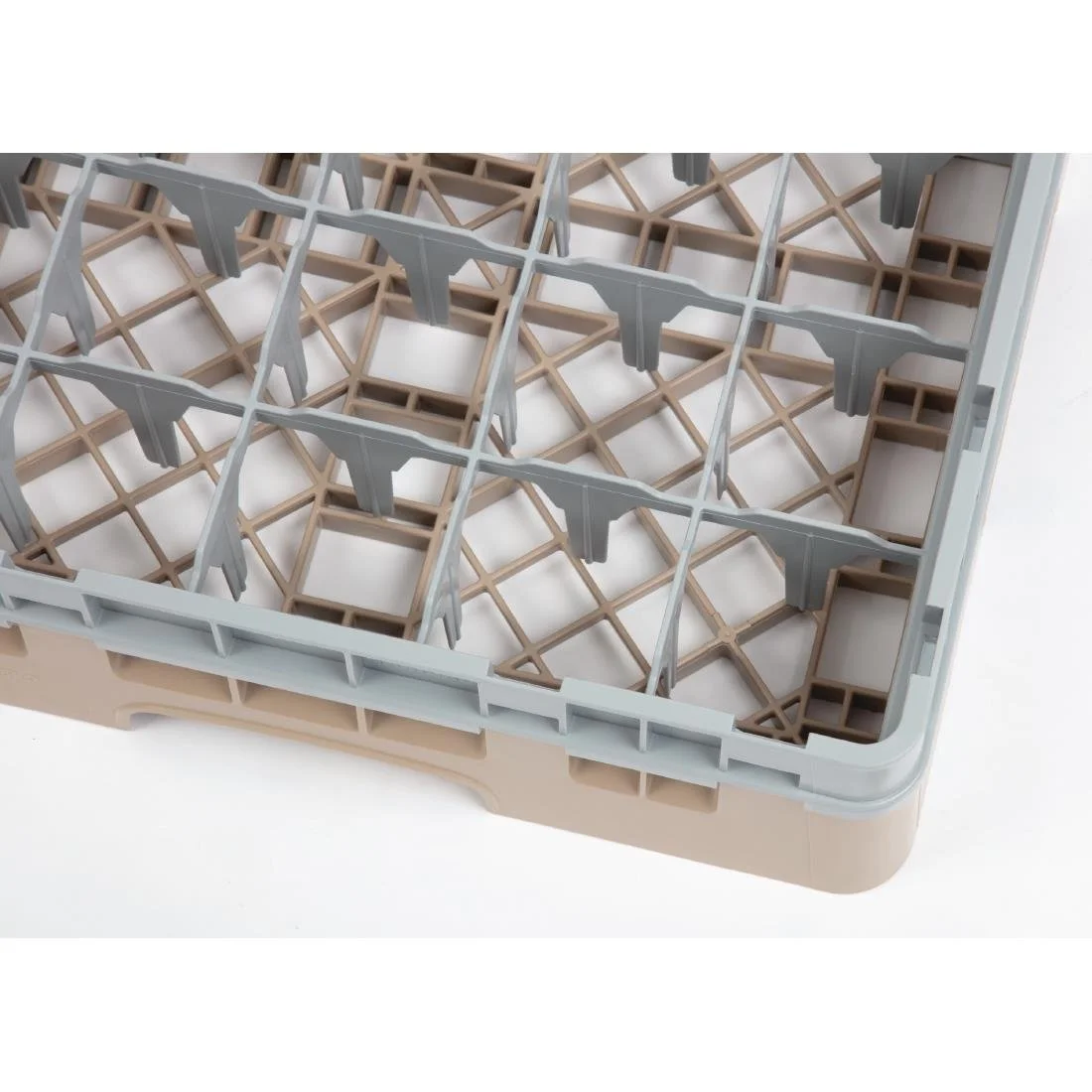Cambro Camrack Beige 25 Compartments Max Glass Height 92mm - Image 3
