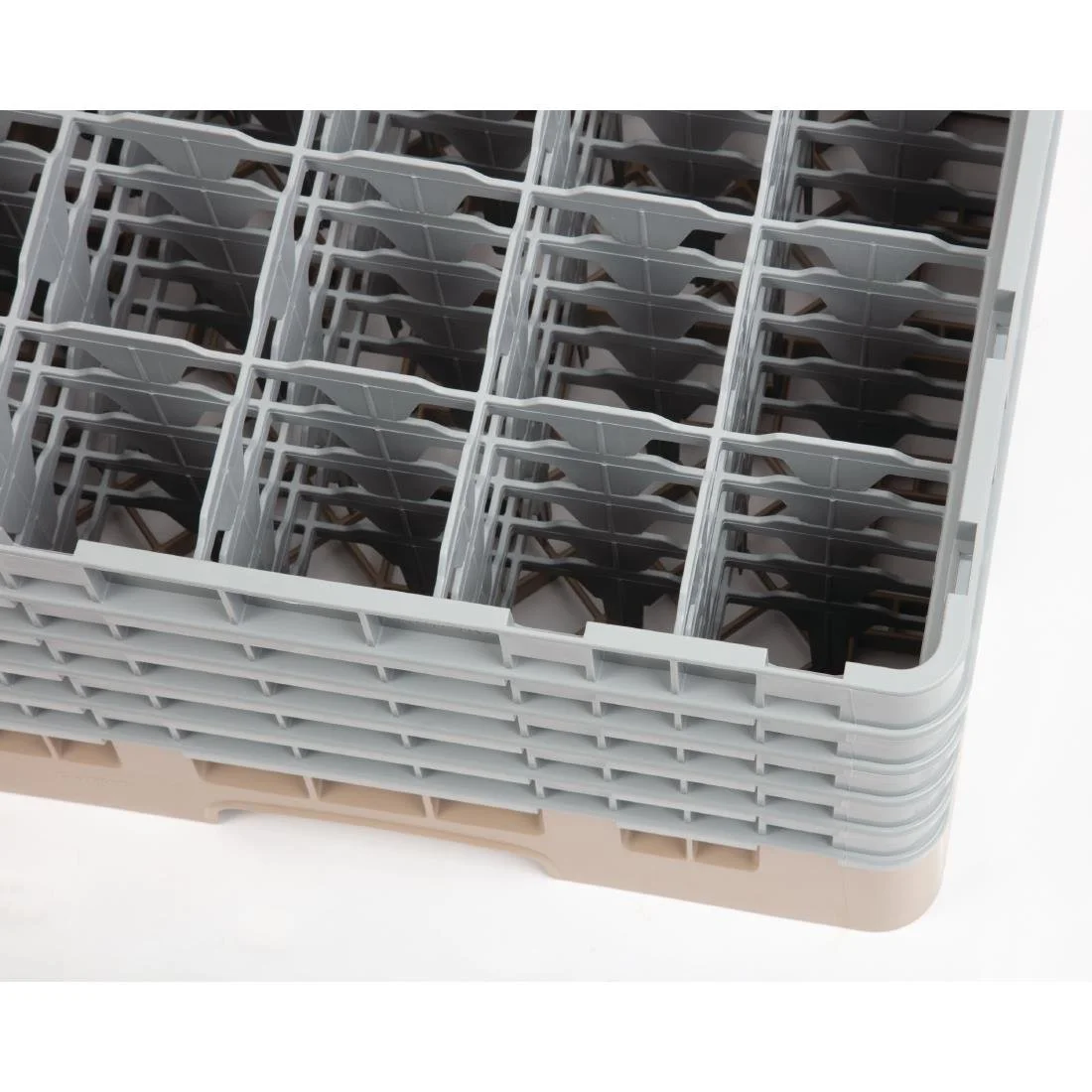 Cambro Camrack Beige 25 Compartments Max Glass Height 257mm - Image 3