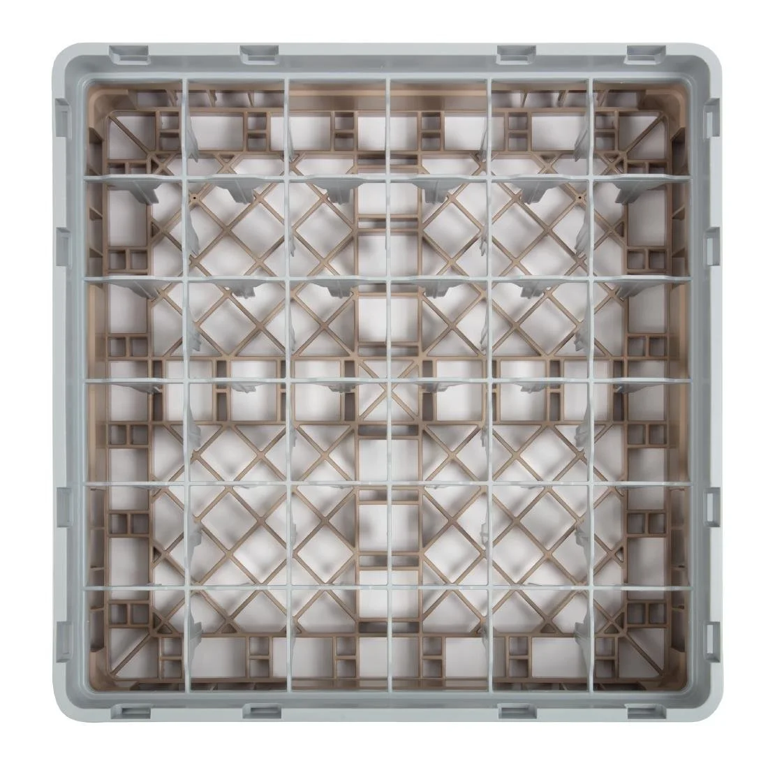 Cambro Camrack Beige 36 Compartments Max Glass Height 92mm - Image 4