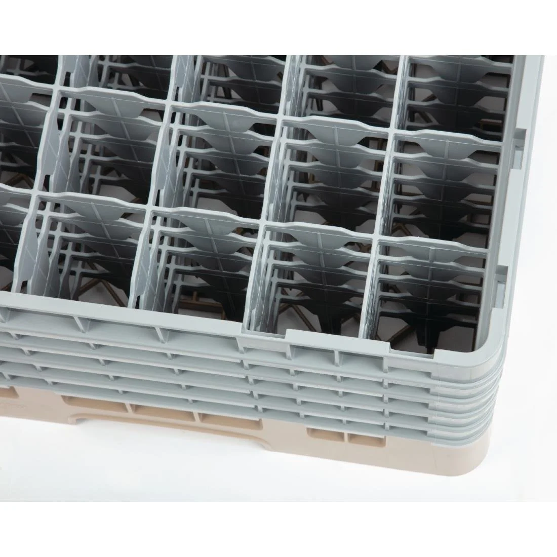 Cambro Camrack Beige 36 Compartments Max Glass Height 257mm - Image 3