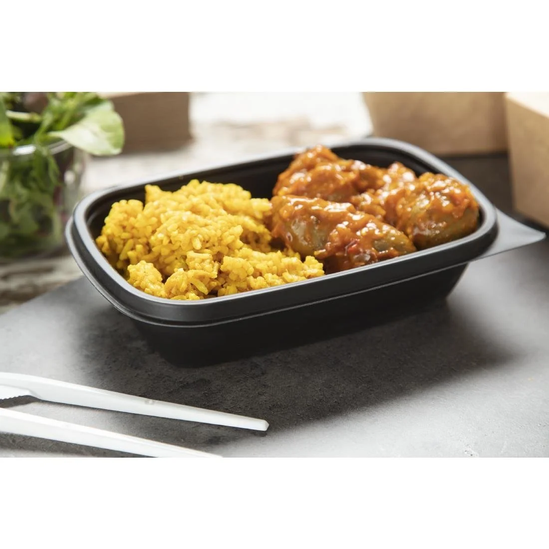 Fastpac Small Rectangular Food Containers 500ml (300 Pack) - Image 8