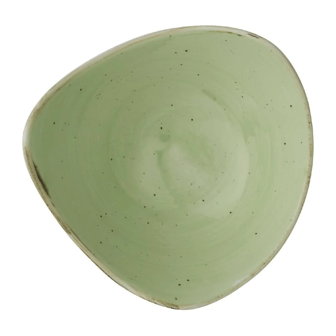 Churchill Stonecast Sage Green Triangle Bowls 185mm (12 Pack) - Image 1