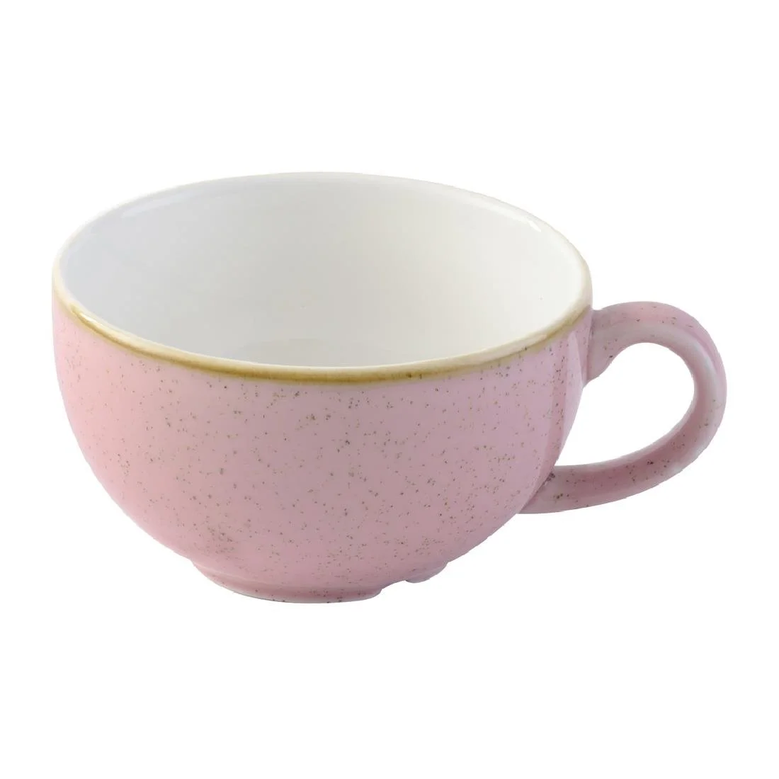 Churchill Stonecast Petal Pink Cappuccino Cups 227ml (12 Pack) - Image 1