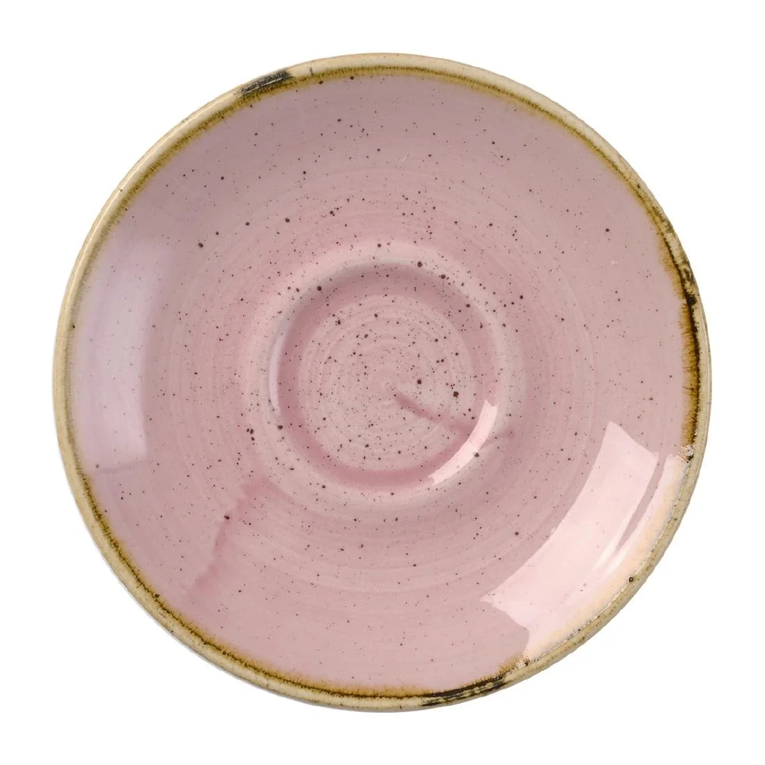 Churchill Stonecast Petal Pink Saucers 118mm (12 Pack) - Image 1
