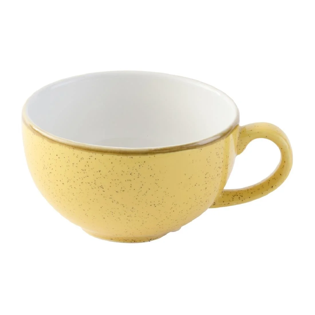 Churchill Stonecast Mustard Seed Cappuccino Cups 227ml (12 Pack)