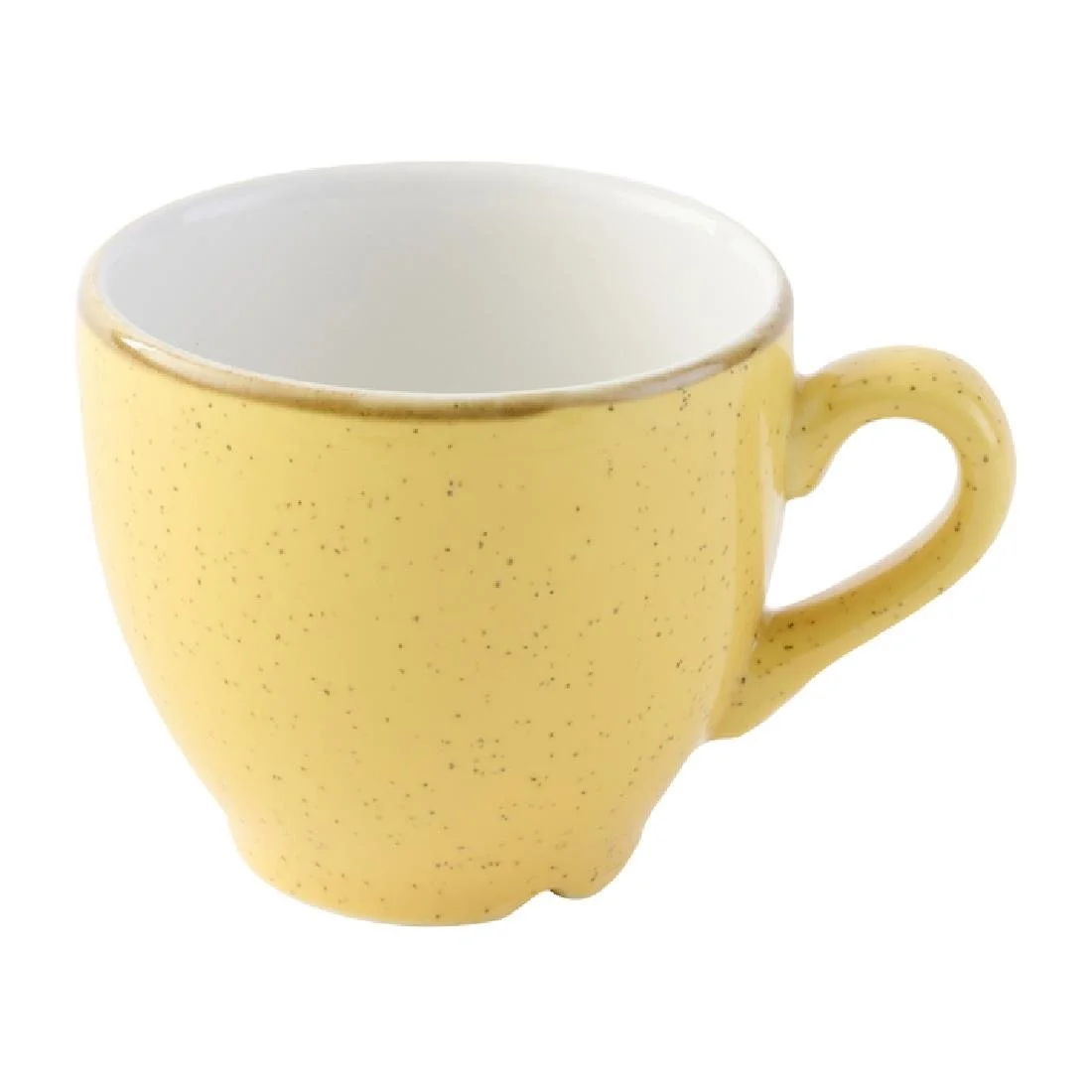 Churchill Stonecast Mustard Seed Espresso Cups 100ml (12 Pack) - Image 1